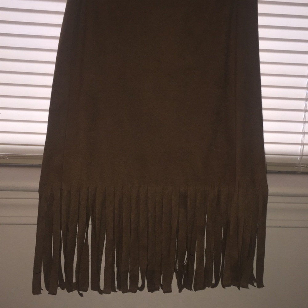 MIDI Skirt with fringe bottom